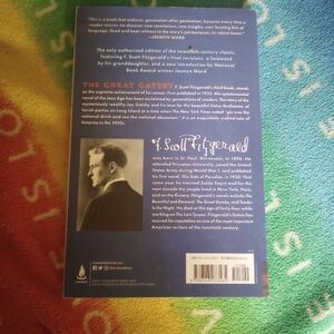 The great Gatsby paperback book